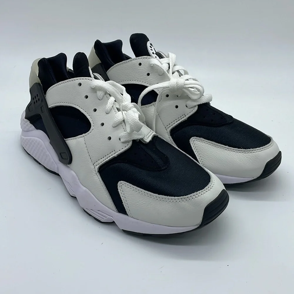 Nike Air Huarache Athletic Running Shoes Black White DD1068–001 - Picture 2 of 6